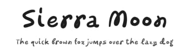 Sierra Moon by Saridezra — Script Handwritten Font — thumbnail 1