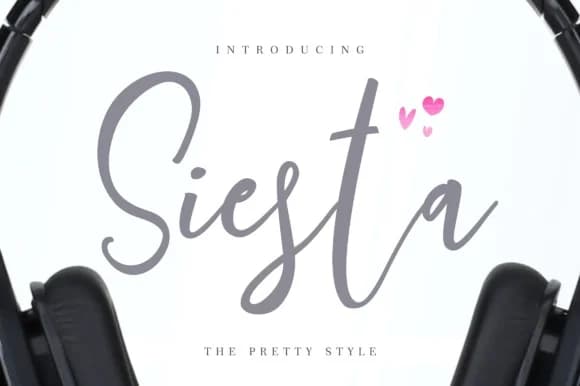 Siesta Font by BONJOURTYPE — Script Handwritten Font