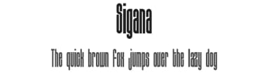 Sigana by Nenjo Studio — Sans Serif Font — thumbnail 1