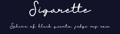 Sigarette by DawnCreative.id — Script Handwritten Font — thumbnail 2