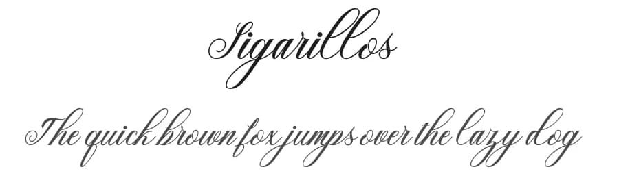 Sigarillos by Danti — Script Handwritten Font
