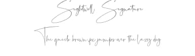 Sightwell Signature by Rizal Studio — Script Handwritten Font — thumbnail 1