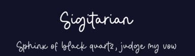 Sigitarian by Letterative Studio — Script Handwritten Font — thumbnail 2