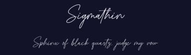 Sigmathin by Typebae Foundry — Script Handwritten Font — thumbnail 2