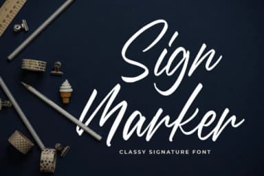 Sign Marker Font by Blankids Studio — Script Handwritten Font — thumbnail 1