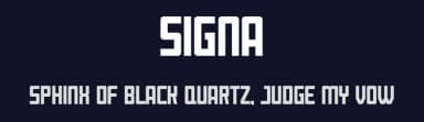 Signa by Gilang Ternadho — Sans Serif Font — thumbnail 2