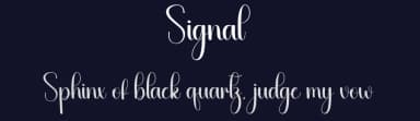 Signal by Andi Moz — Script Handwritten Font — thumbnail 2