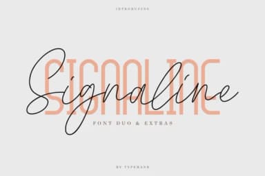 Signaline Duo Font by Typehand Studio — Script Handwritten Font — thumbnail 1