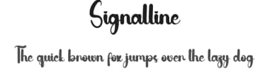 Signalline by Andi Moz — Script Handwritten Font — thumbnail 1