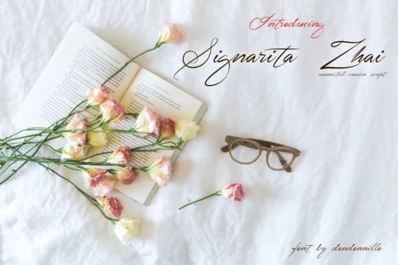 Signarita Zhai Font by dondon_nillo — Script Handwritten Font