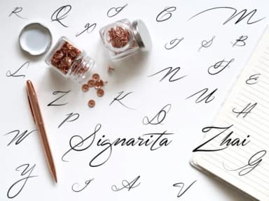Signarita Zhai Font by dondon_nillo — Script Handwritten Font — thumbnail 4