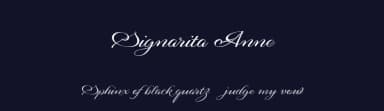 Signarita Anne by dondon nillo — Script Handwritten Font — thumbnail 2