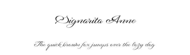 Signarita Anne by dondon nillo — Script Handwritten Font
