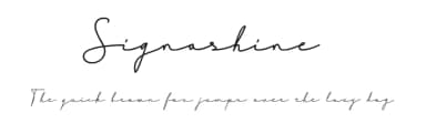 Signashine by Hardtype — Script Handwritten Font — thumbnail 1