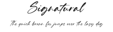 Signatural by Letteralle Studios — Script Handwritten Font — thumbnail 1