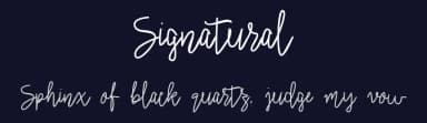 Signatural by selawetype — Script Handwritten Font — thumbnail 2