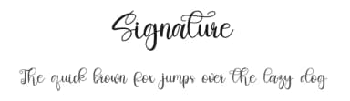Signature by FreshtypeINK — Script Handwritten Font — thumbnail 1