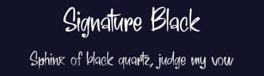 Signature Black by Creative Zone — Script Handwritten Font — thumbnail 2