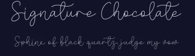 Signature Chocolate by Scratchones — Script Handwritten Font — thumbnail 2