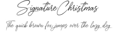 Signature Christmas by Scratchones — Script Handwritten Font — thumbnail 1