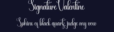 Signature Valentine by Scratchones — Script Handwritten Font — thumbnail 2