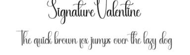 Signature Valentine by Scratchones — Script Handwritten Font — thumbnail 1