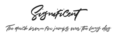Significent by Dirtyline Studio — Script Handwritten Font — thumbnail 1