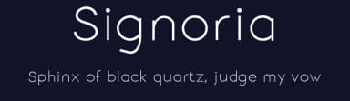 Signoria by Typeface Florence — Sans Serif Font — thumbnail 2