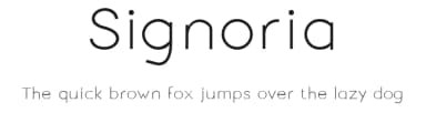 Signoria by Typeface Florence — Sans Serif Font — thumbnail 1