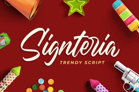 Signteria Font by Blankids Studio — Script Handwritten Font