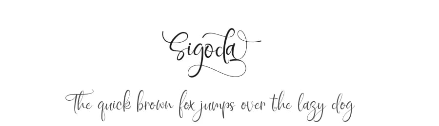 Sigoda by Gilar Studio — Script Handwritten Font