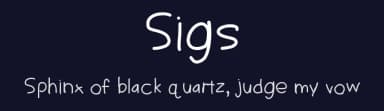 Sigs by Matt B — Script Handwritten Font — thumbnail 2