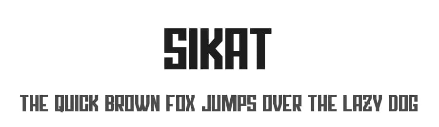 Sikat by DumadiStyle — Sans Serif Font