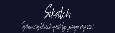 Sikatch by Haksen Studio — Script Handwritten Font — thumbnail 2