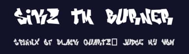 Sikz Tm Burner by CrazeCo.com.au — Script Handwritten Font — thumbnail 2