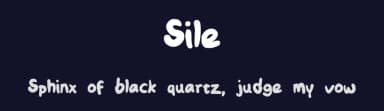 Sile by Dave Ellis — Script Handwritten Font — thumbnail 2