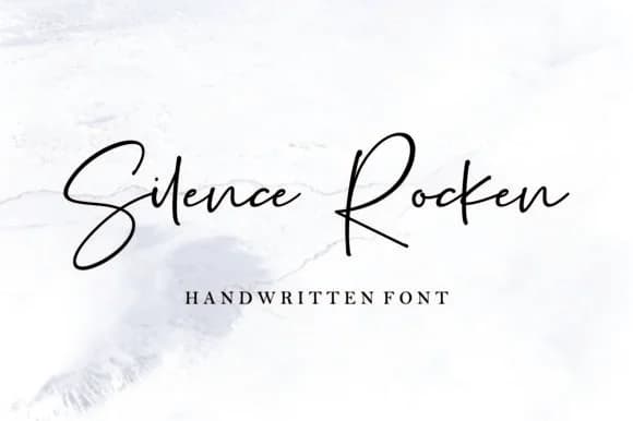 Silence Rocken Font by Fikryal Studio — Script Handwritten Font