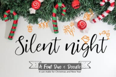 Silent Night Duo Font by Studio_Art — Script Handwritten Font — thumbnail 1