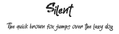 Silent by Vunira Design — Script Handwritten Font — thumbnail 1