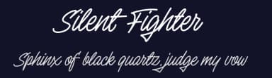 Silent Fighter by Mikrojihad Typography — Script Handwritten Font — thumbnail 2