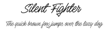 Silent Fighter by Mikrojihad Typography — Script Handwritten Font — thumbnail 1