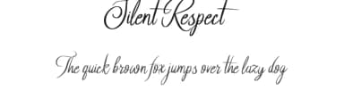 Silent Respect by JSH creates — Script Handwritten Font — thumbnail 1