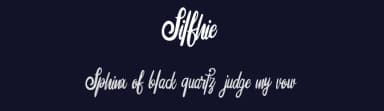 Silfhie by Vunira Design — Script Handwritten Font — thumbnail 2