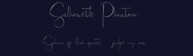 Silhouette Phantom by yuliusparyadi.id — Script Handwritten Font — thumbnail 2