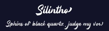 Silintho by Attype Studio — Script Handwritten Font — thumbnail 2