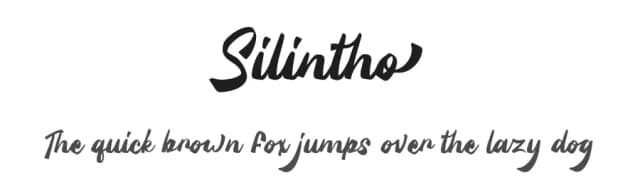 Silintho by Attype Studio — Script Handwritten Font