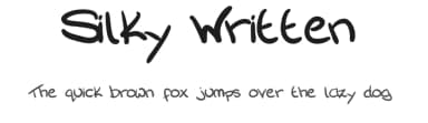 Silky Written by Silky GFX — Script Handwritten Font — thumbnail 1