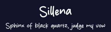 Sillena by MJType — Script Handwritten Font — thumbnail 2