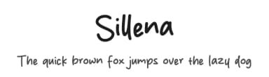 Sillena by MJType — Script Handwritten Font — thumbnail 1