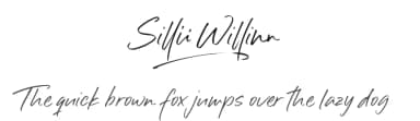 Sillii Willinn by Azetype Studio — Script Handwritten Font — thumbnail 1